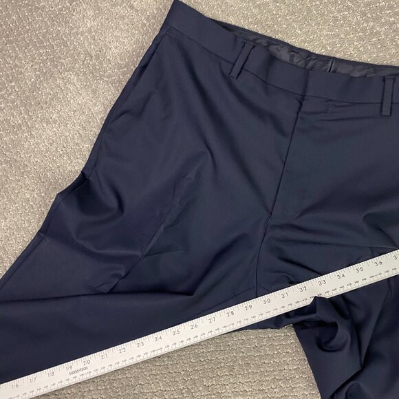 J. CREW Crosby Loro Piana Suit Pants Dress Mens 35 x 30 Fits 37 x 29.5 Navy Wool - Picture 15 of 16